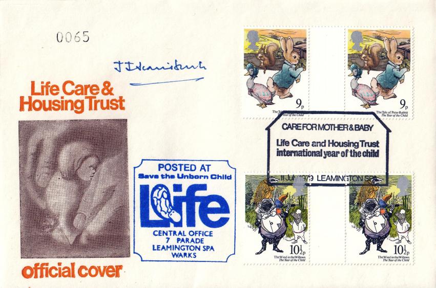 1979 (07) Year Of The Child - LIFE Official (GUTTER PAIRS) - Signed by John I. Scouishank