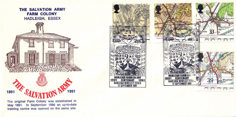 1991 (09) Maps - Salvation Army, Hadleigh Official