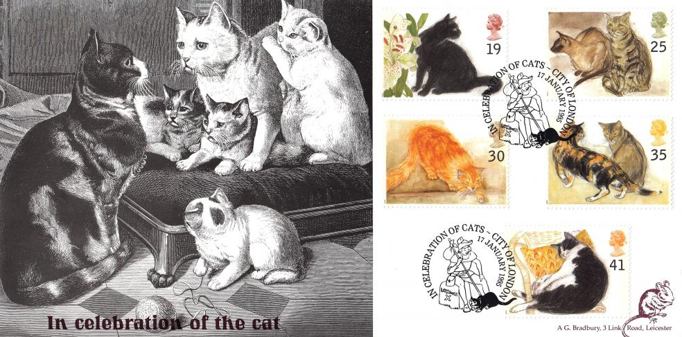 1995 (01) Cats - Bradbury Celebration of Cats Official
