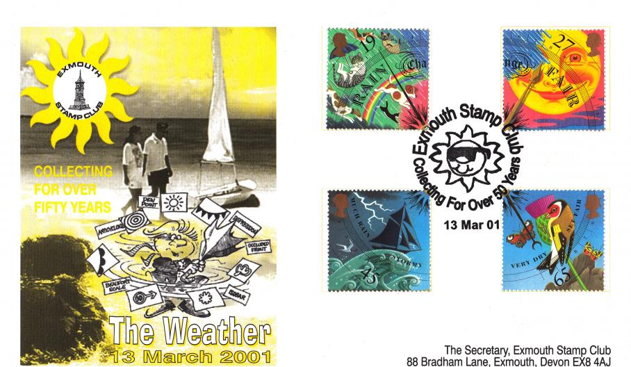 2001 (03) Weather (Stamps) - Exmouth Stamp Club Official