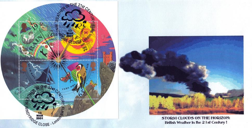 2001 (03) Weather (M/S) - Peter Payne 'Storm Clouds, Windyridge Close' Official