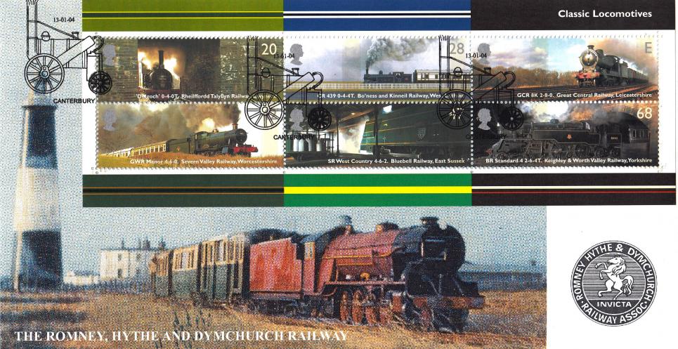 2004 (01) Classic Locomotives (M/S) - Macintyre Official