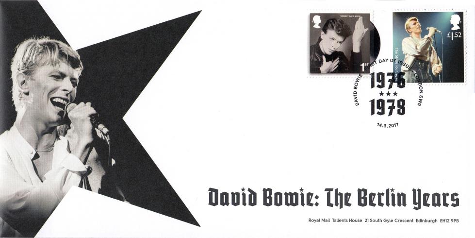 2017 (03) David Bowie - Royal Mail 'The Berlin Years' FDC