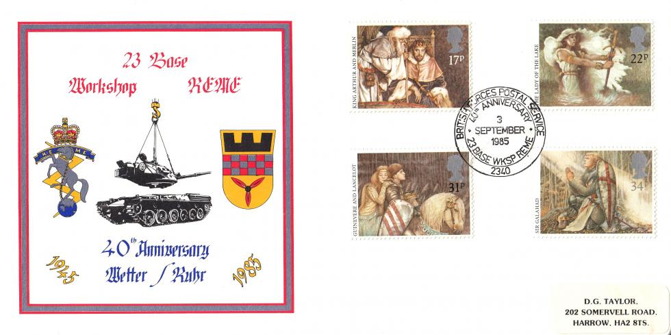 1985 (09) King Arthur - Forces 23 Base REME Official