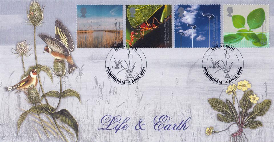2000 (04) Life and Earth - Bradbury 'Royal Mail Birmingham' Special