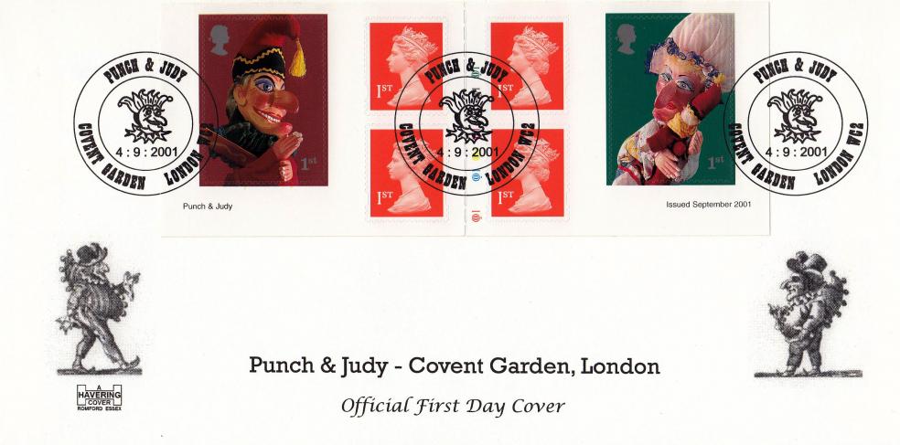 2001 (09) Puppets (NVI Retail Book) - Havering 'Punch & Judy, Covent Garden' Official