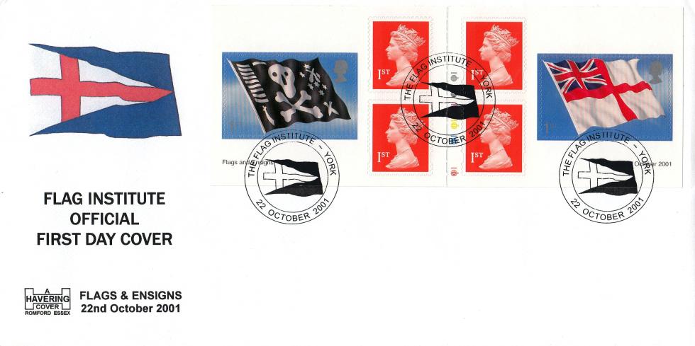 2001 (10) Flags & Ensigns (NVI Booklet) - Havering 'Flag Institute' Official (Cyl No Version)