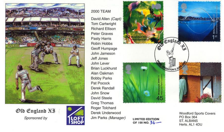 2000 (06) People & Place - Woodford Sports Cover 'Old England XII' Official