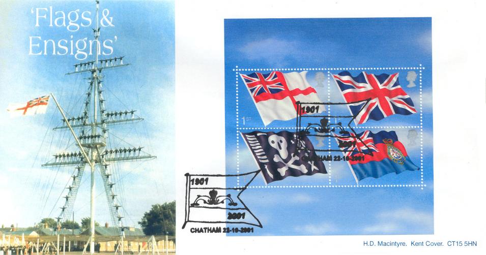 2001 (10) Flags & Ensigns - Macintyre (Display Team) Official