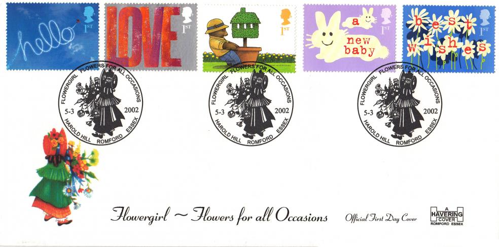 2002 (03) Occasions - Havering 'Flowergirl, Romford' Official (White Cover)