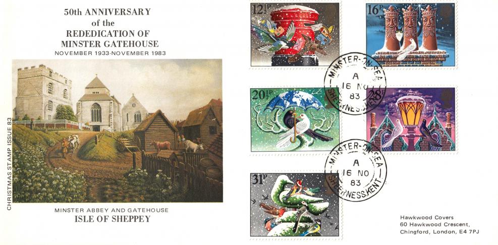 1983 (11) Christmas - Hawkwood Official - Minster-on-Sea CDS