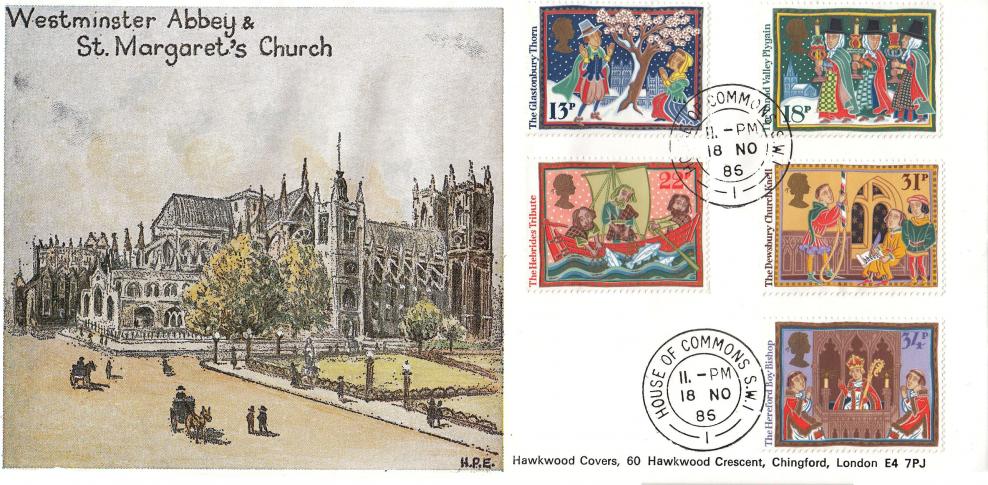1986 (11) Christmas - Hawkwood Official - House of Commons CDS (Slug Error)