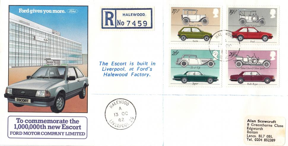 1982 (10) British Motor Cars - Ford Motor Co Official - Halewood CDS