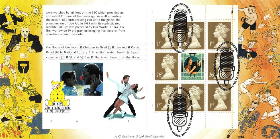 1997 (09) BBC Prestige Book - Bradbury 'Special' Set of Four