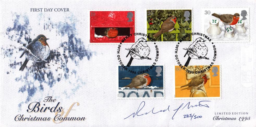 1995 (10) Christmas - Richard J Smith Official - Signed by Richard J Smith