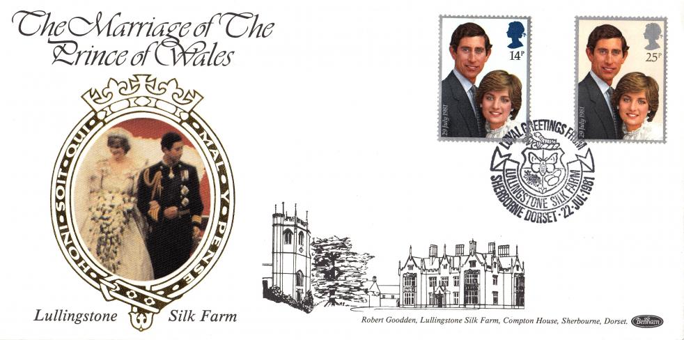 1981 (07) Wedding - Benham L1 'Lullingstone Silk Farm' Official