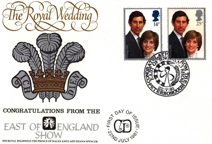 1981 (07) Wedding - SP 'East of England Show' Official + cachet