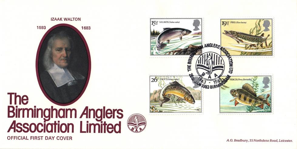 1983 (01) River Fish - Bradbury Birmingham Anglers Association Official