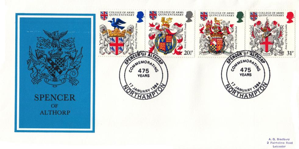 1984 (01) Heraldry - Spencer of Althorpe Official