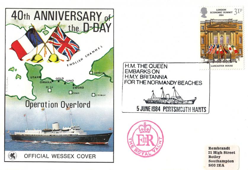 1984 (06) Summit - Rembrant H.M.Y. Britannia Official