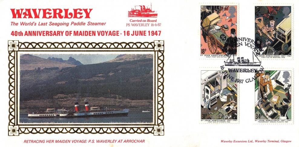 1987 (06) St John Ambulance - Benham Waverley Maiden Voyage Official