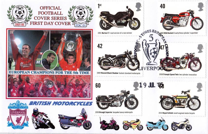 2005 (07) Motorcycles - Dawn 'Liverpool' Five Times European Champions Official