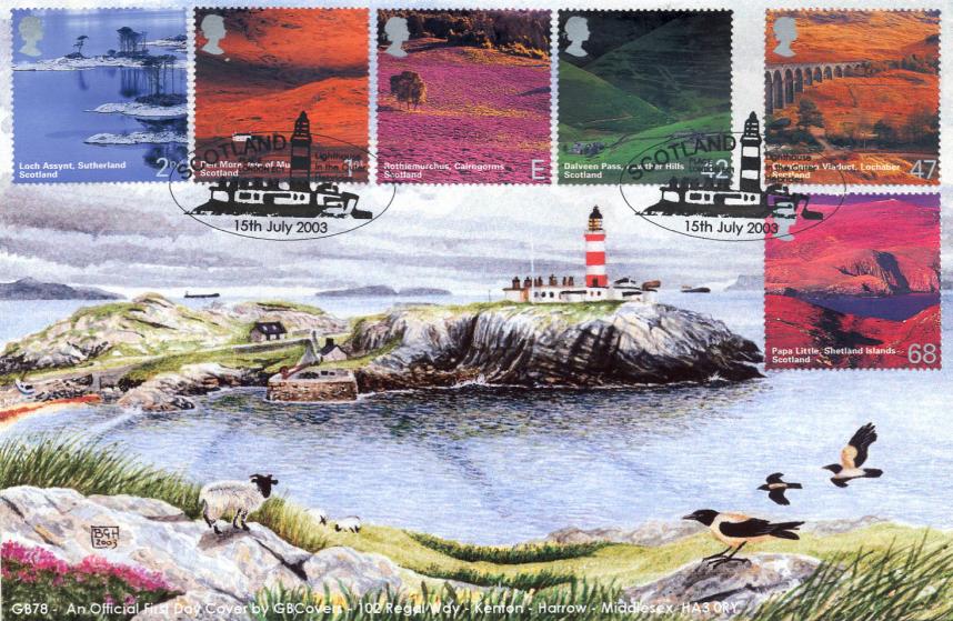 2003 (07) Scotland - GB Covers (Derek Williams) Official.