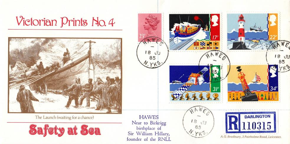 1985 (06) Safety At Sea - Bradbury VP 4 - Hawes CDS