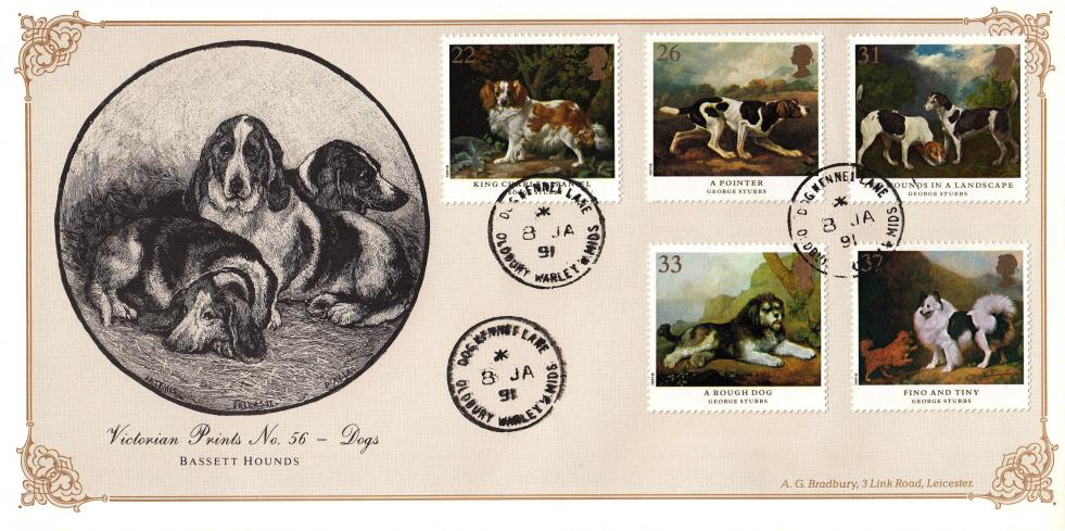 1991 (01) Dogs - Bradbury VP 56 - Dog Kennel Lane CDS