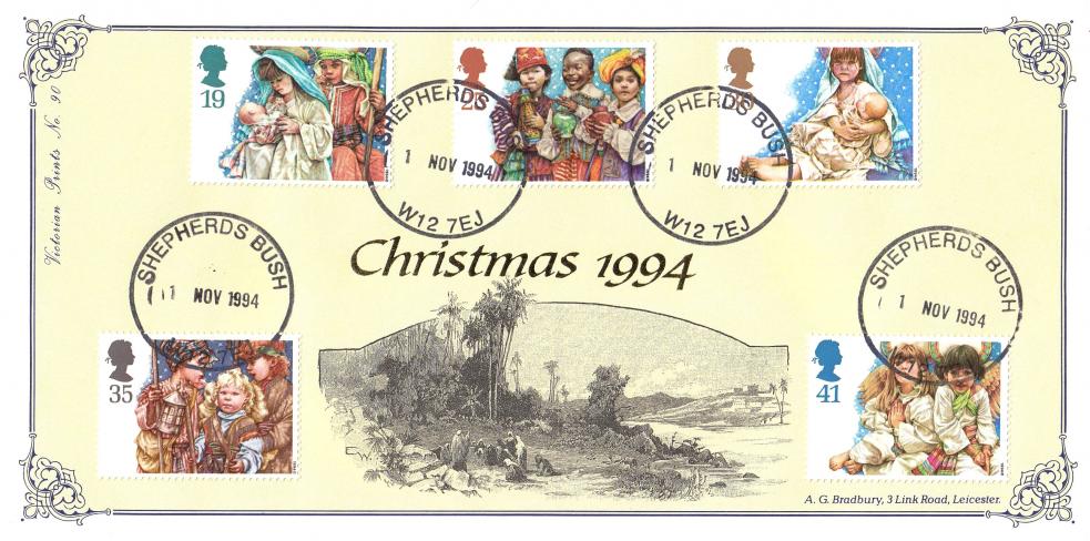 1994 (11) Christmas - Bradbury VP 90 - Shepherds Bush CDS