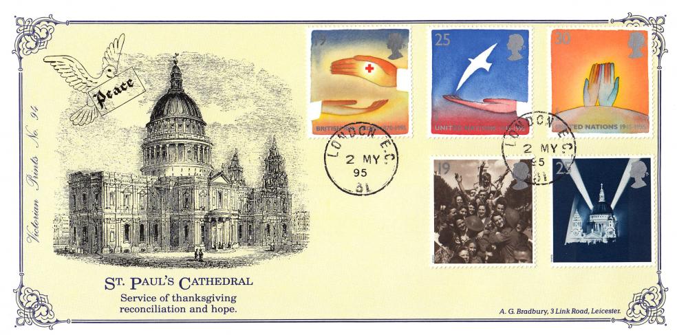 1995 (05) VE Day - Bradbury VP 94 - London EC CDS