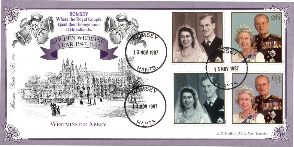1997 (11) Golden Wedding - Bradbury VP 116 - Romsey CDS