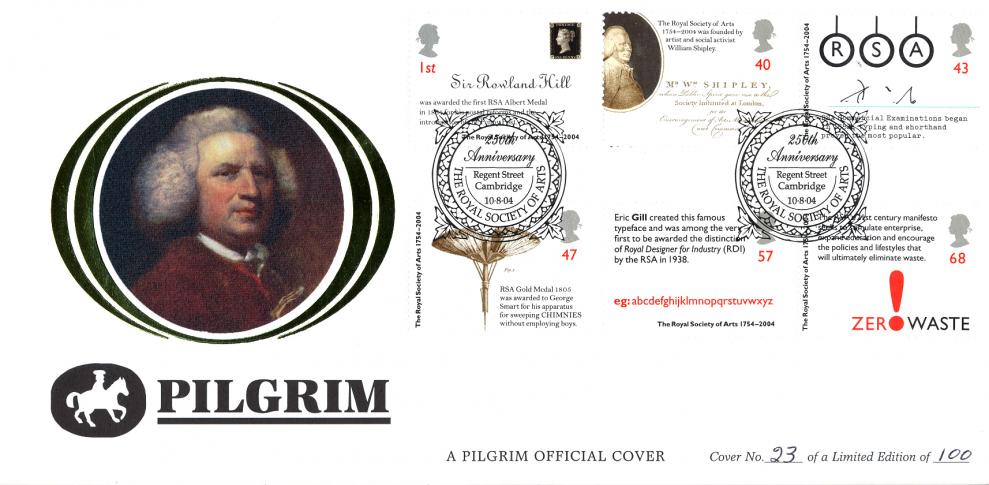 2004 (08) Royal Society of Arts - Benham Pilgrim Official