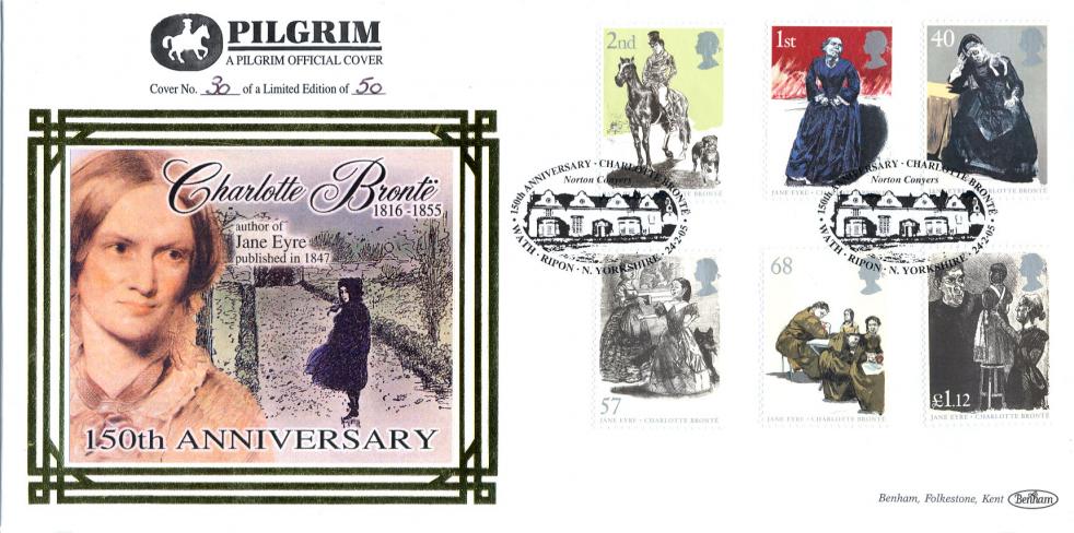 2005 (02) Jane Eyre (Stamps) - Benham Pilgrim Official
