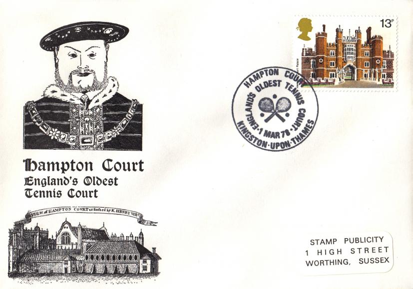 1978 (03) Buildings (Stamps) - SP (Stamp Publicity) 'Hampton Court' Official (s)