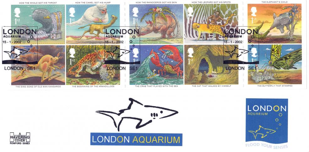 2002 (01) Rudyard Kipling - Havering 'London Aquarium' Official - BOTH VERSIONS