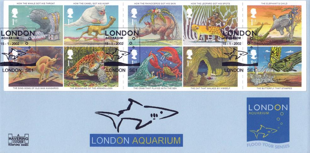 2002 (01) Rudyard Kipling - Havering 'London Aquarium' Official - BOTH VERSIONS