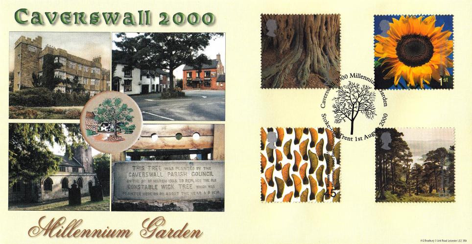 2000 (08) Tree & Leaf - Bradbury Caverswall 2000 Official
