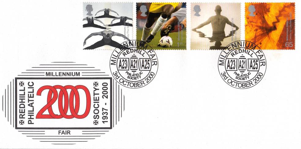 2000 (10) Body & Bone - Redhill Philatelic Society Official