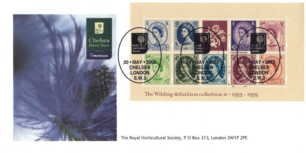 2003 (05) Wildings M/S - Royal Horticultural Society Official
