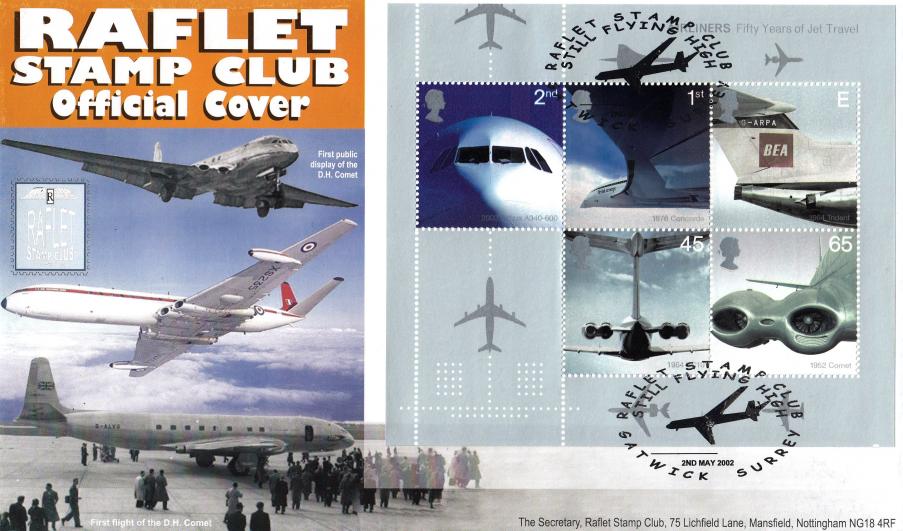 2002 (05) Airliners (M/S) - RAFlet Stamp Club Official