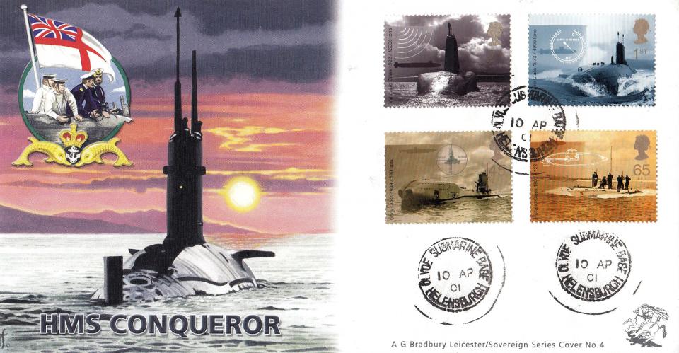2001 (04) Submarines - Bradbury Sovereign 4 - Clyde Submarine Base CDS
