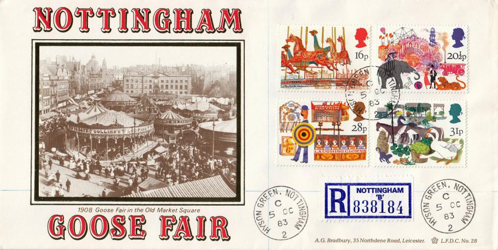 1983 (10) Fairs - Bradbury LFDC 28 - Hyson Green, Nottingham CDS