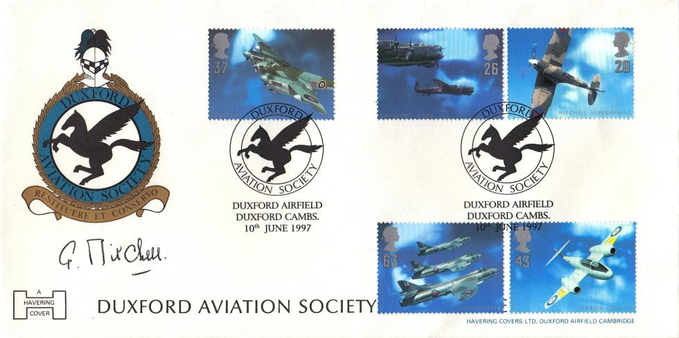 1997 (06) Architects Of The Air - Havering Duxford Aviation Society Official - Signed by The late Gordon Mitchell
