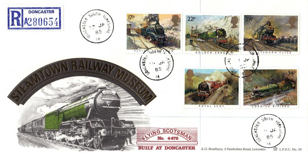 1985 (01) Trains - Bradbury LFDC 39 - Doncaster CDS