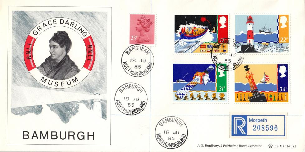 1985 (06) Safety At Sea - Bradbury LFDC 42 - Bamburgh CDS