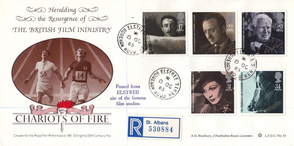 1985 (10) Films - Bradbury LFDC 45 - Elstree CDS
