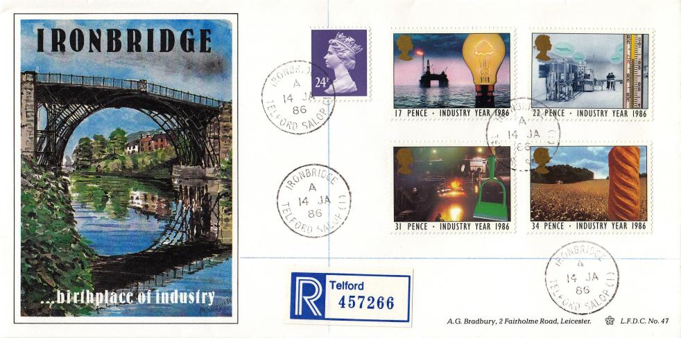 1986 (01) Industry - Bradbury LFDC 47 - Ironbridge CDS