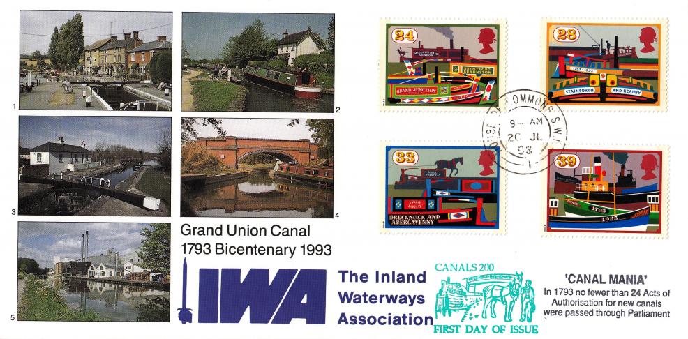 1993 (07) Canals - Bradbury LFDC 116 - House of Commons CDS