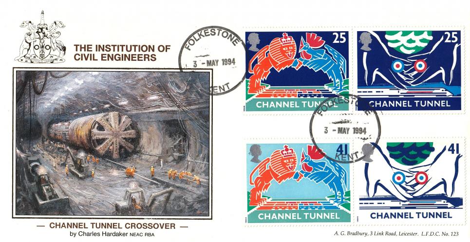 1994 (05) Channel Tunnel - Bradbury LFDC 123 - Folkestone CDS